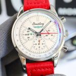 GF Factory Breitling 42MM Stainless Steel Sapphire Glass White Watch